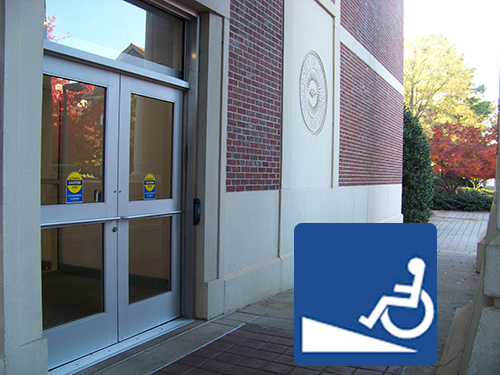 Main J. D. Williams Library Entrance