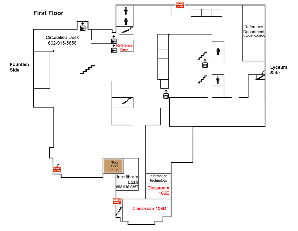 State Documents Floor Map