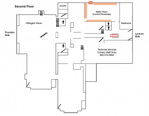 The University of Mississippi Libraries | Baxter Room Floor Plan - The ...