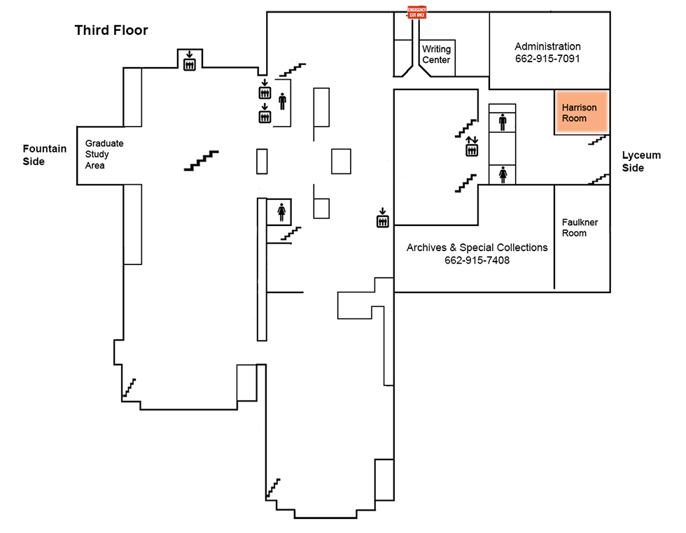 Harrison Room Floor Map