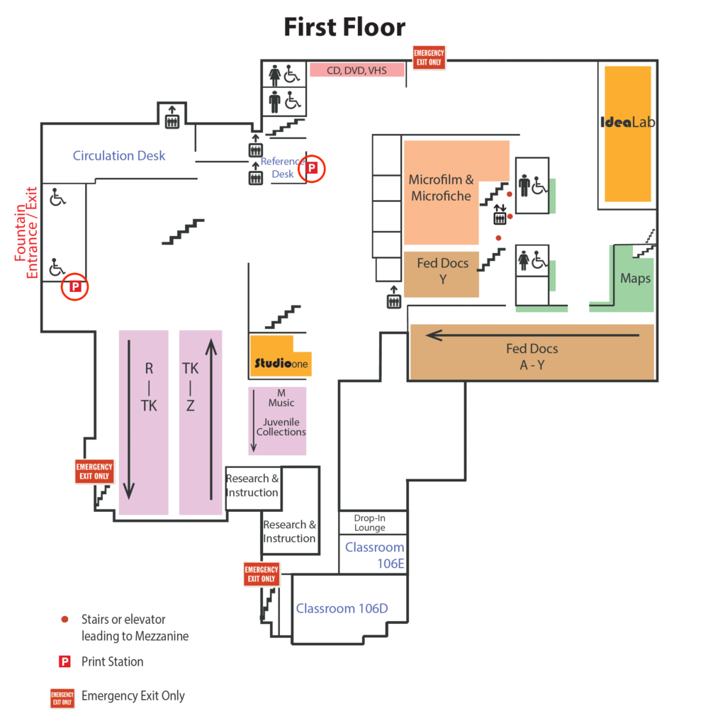 The University of Mississippi Libraries | Print Locations - The ...